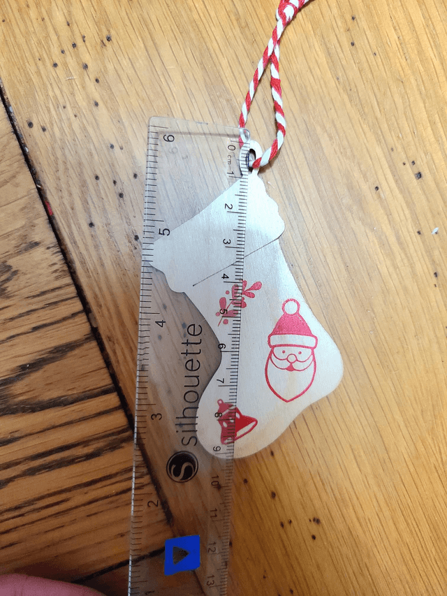 Mini chaussette de Noël 