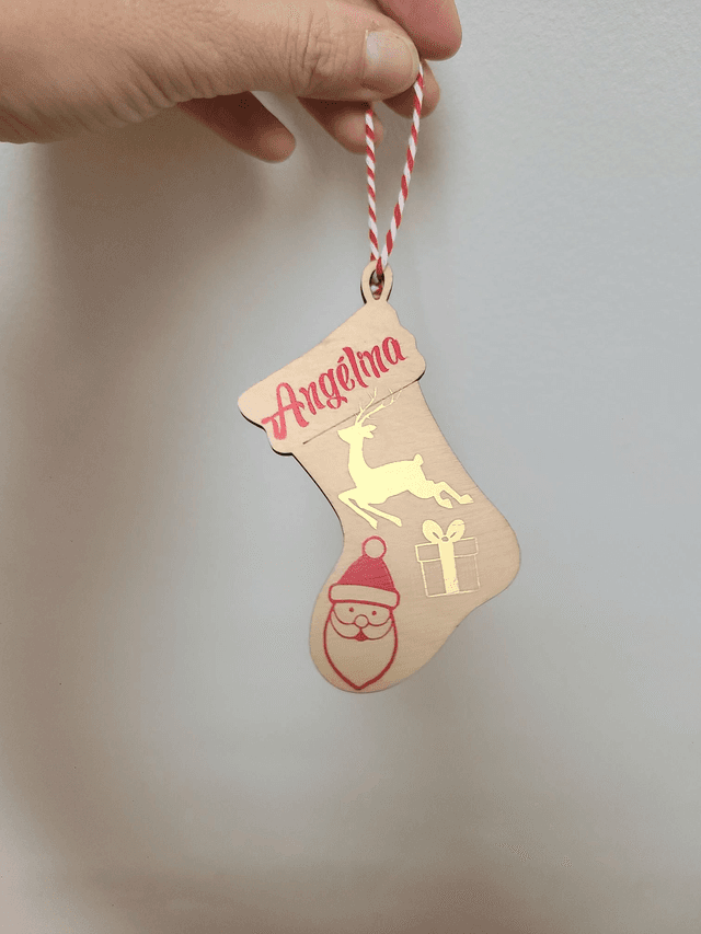 Mini chaussette de Noël 